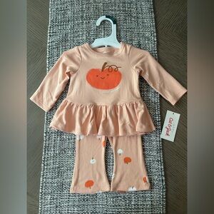 Cat & Jack Pumpkin Set for Baby Girl